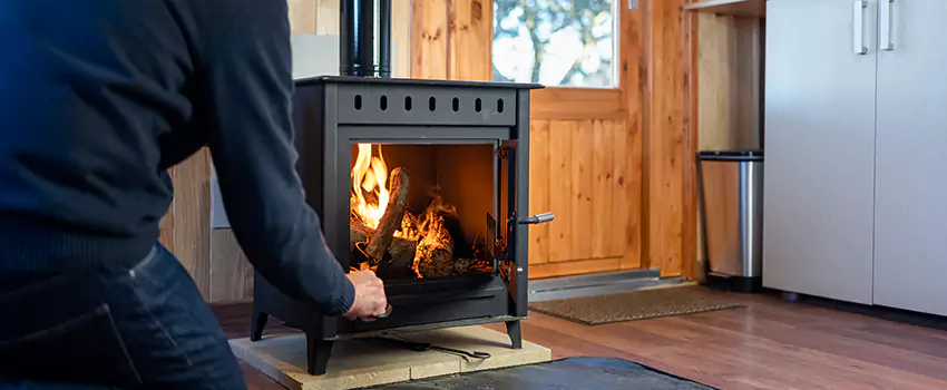 Open Hearth Wood Fireplace Installation in Truckee, CA