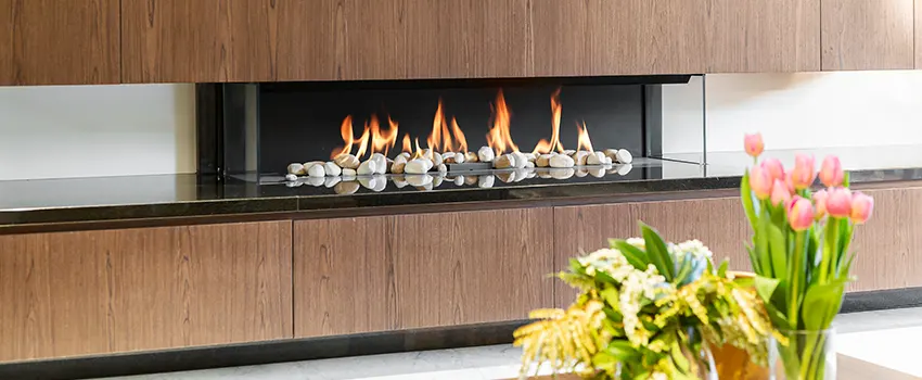 Double-height Fireplace Design Refurbishment in Truckee, California